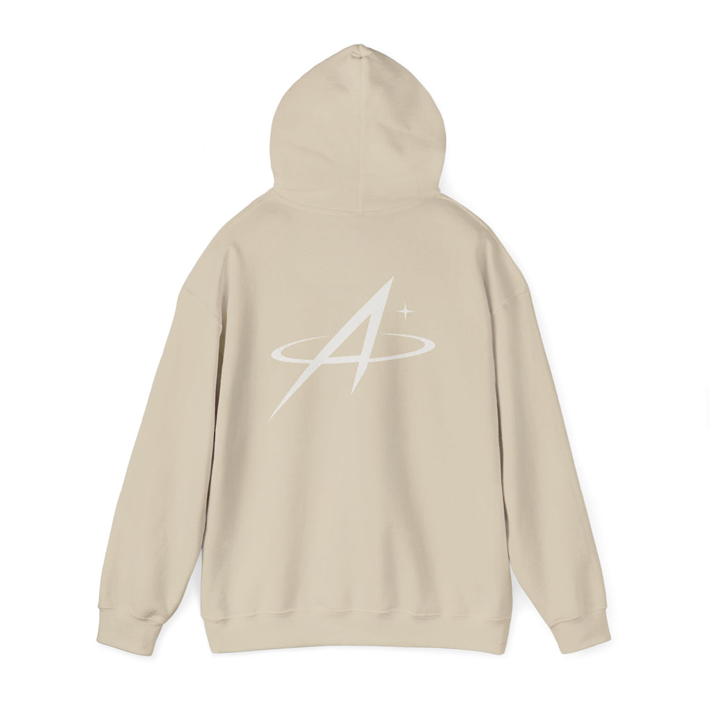 Minimal Orbit Hoodie — Subtle A Graphic Back Logo Pullover