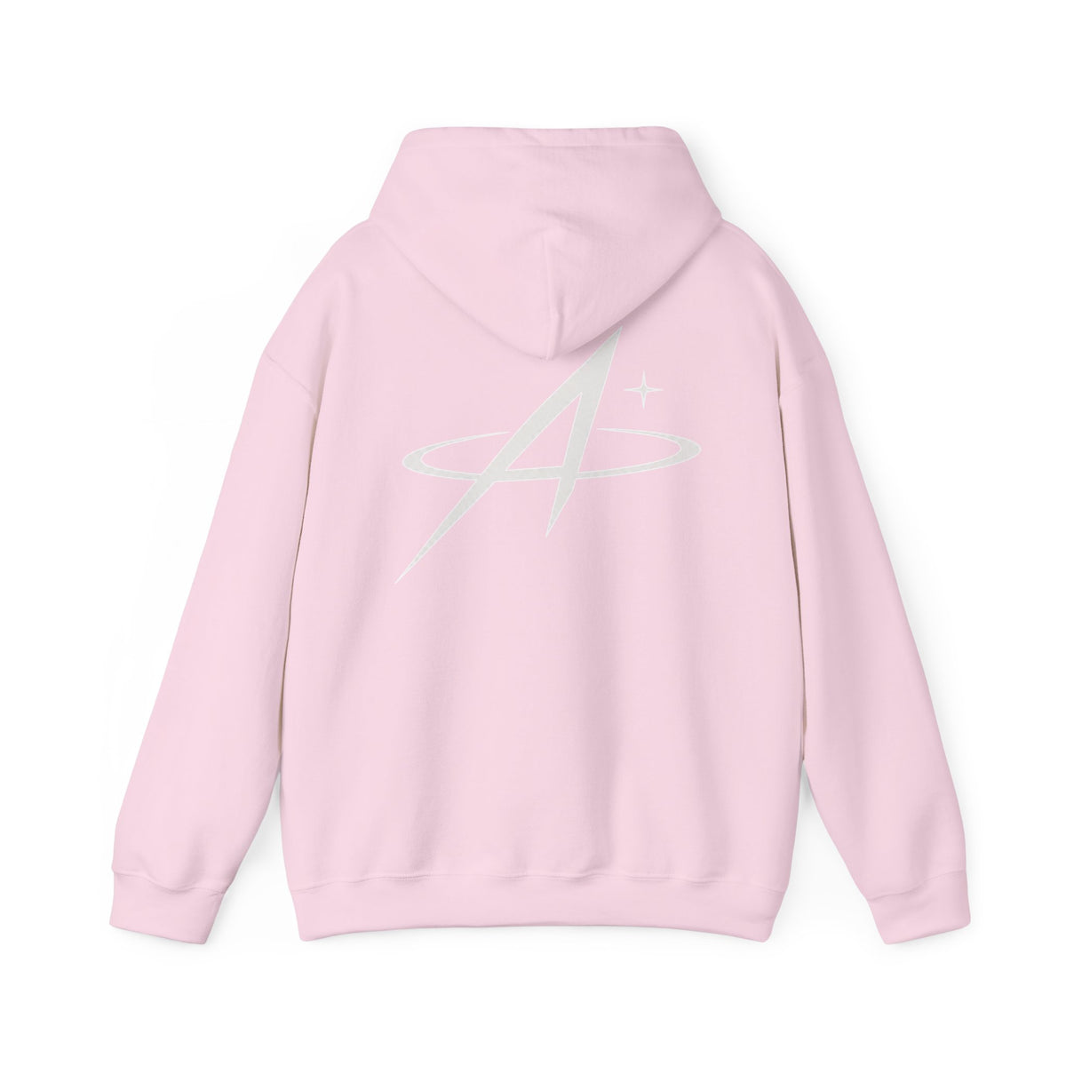 Minimal Orbit Hoodie — Subtle A Graphic Back Logo Pullover