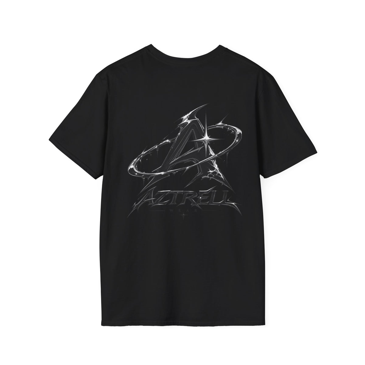 Minimalist 'Aztrell' Logo T-Shirt — Small Chest Emblem Casual Tee