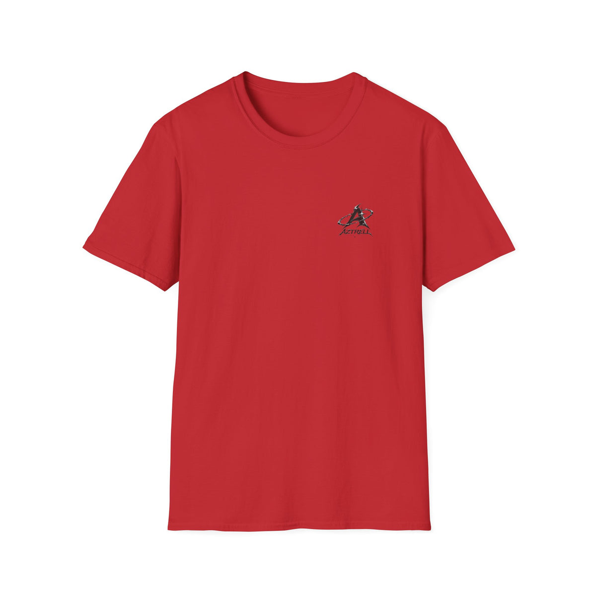 Minimalist 'Aztrell' Logo T-Shirt — Small Chest Emblem Casual Tee
