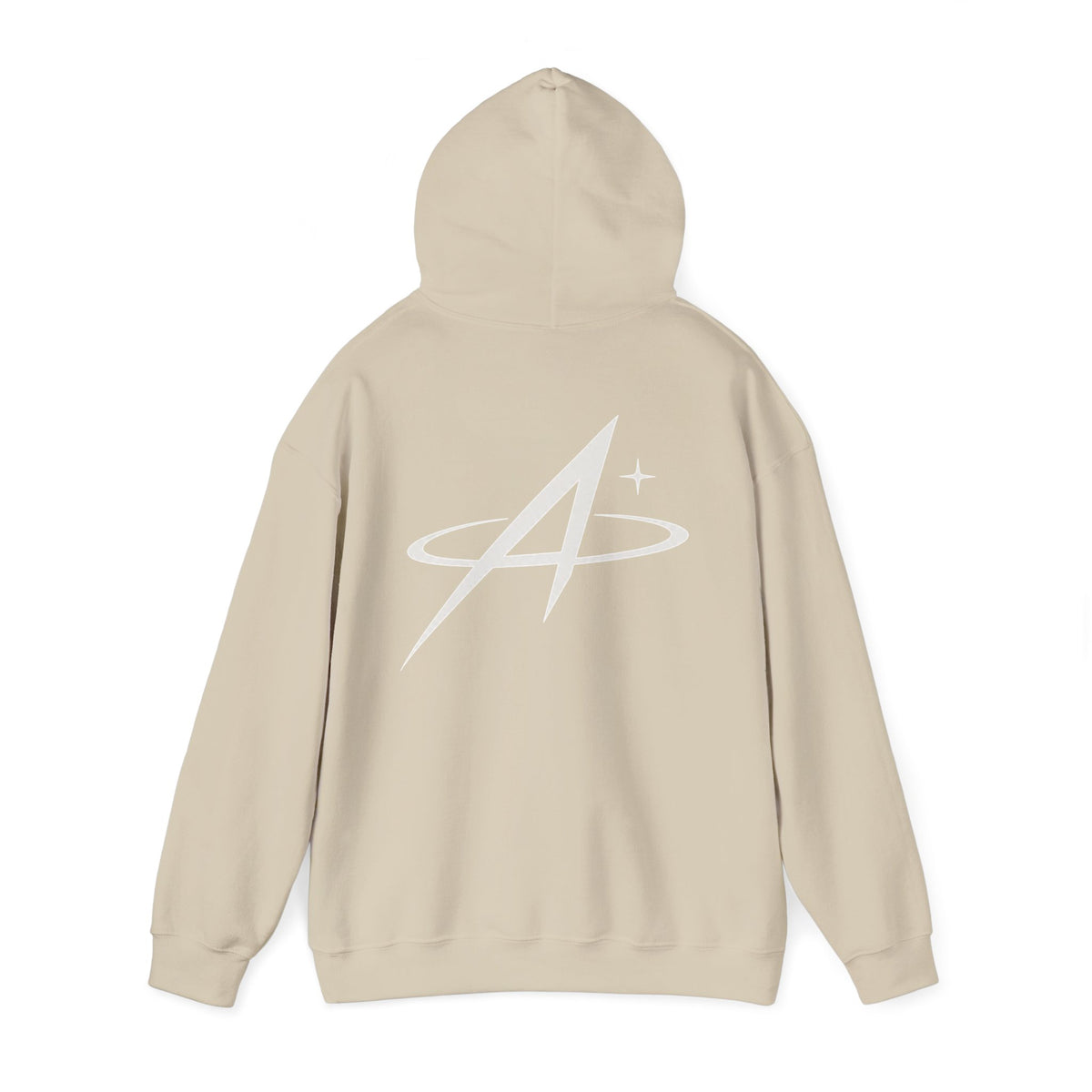 Minimal Orbit Hoodie — Subtle A Graphic Back Logo Pullover