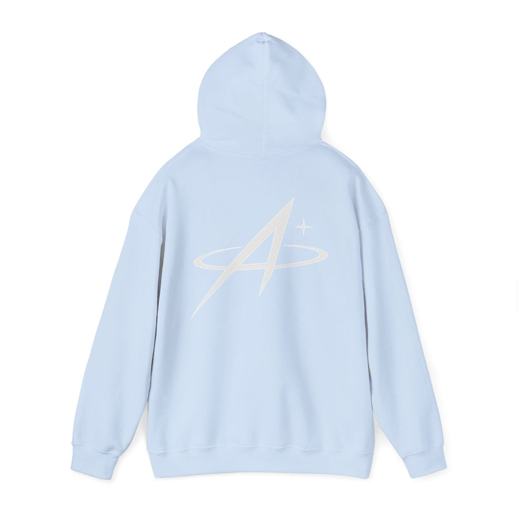 Minimal Orbit Hoodie — Subtle A Graphic Back Logo Pullover