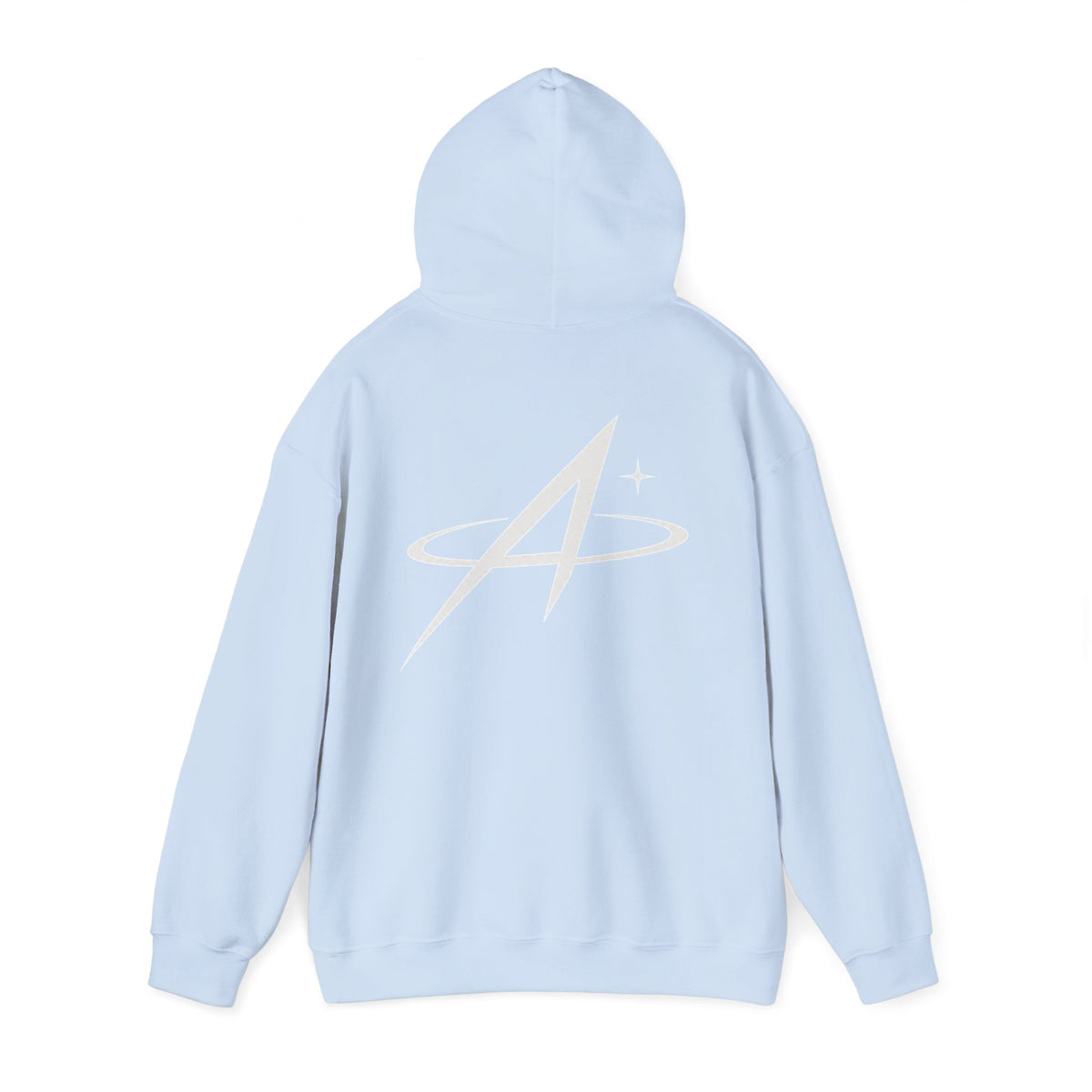 Minimal Orbit Hoodie — Subtle A Graphic Back Logo Pullover
