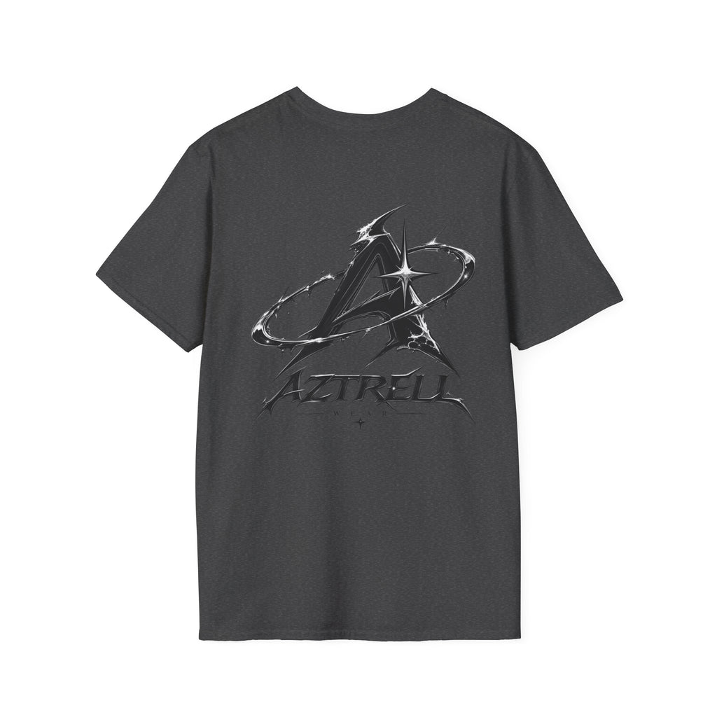 Minimalist 'Aztrell' Logo T-Shirt — Small Chest Emblem Casual Tee