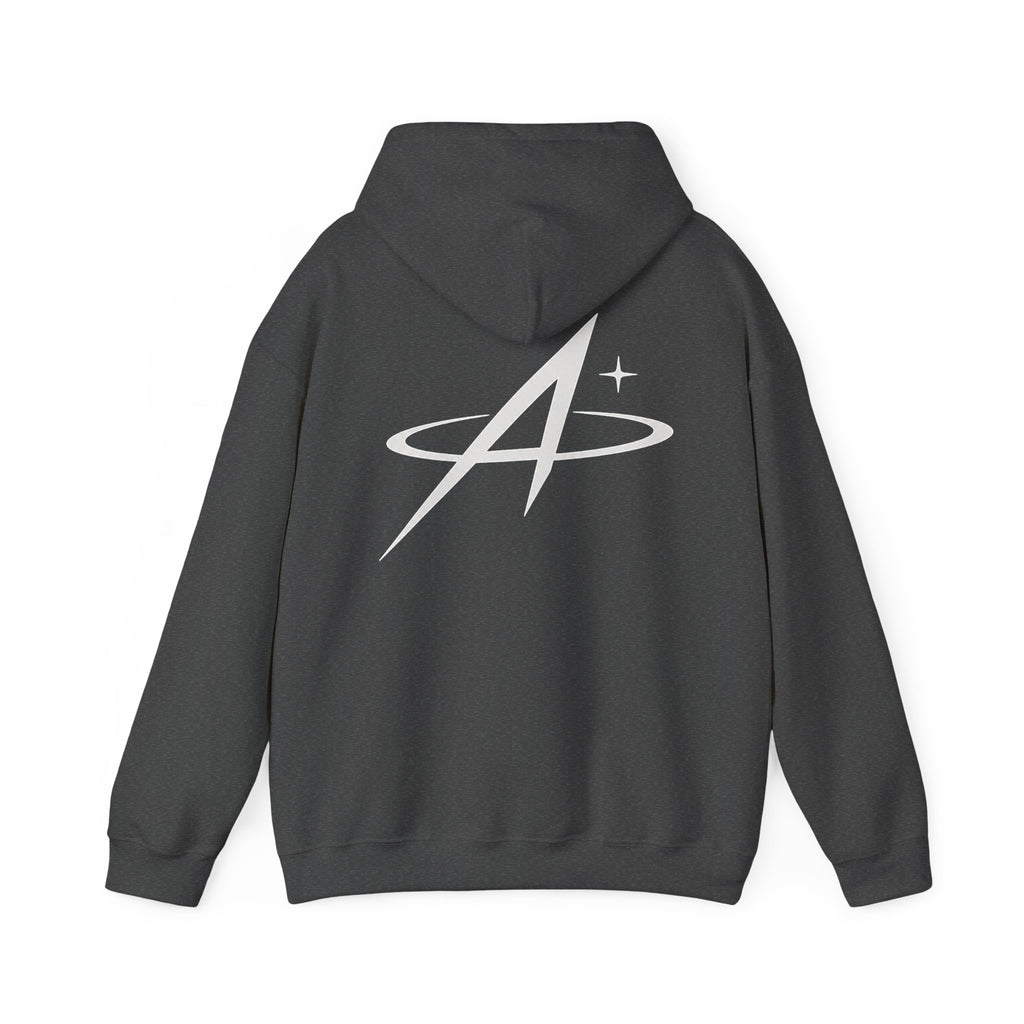 Minimal Orbit Hoodie — Subtle A Graphic Back Logo Pullover