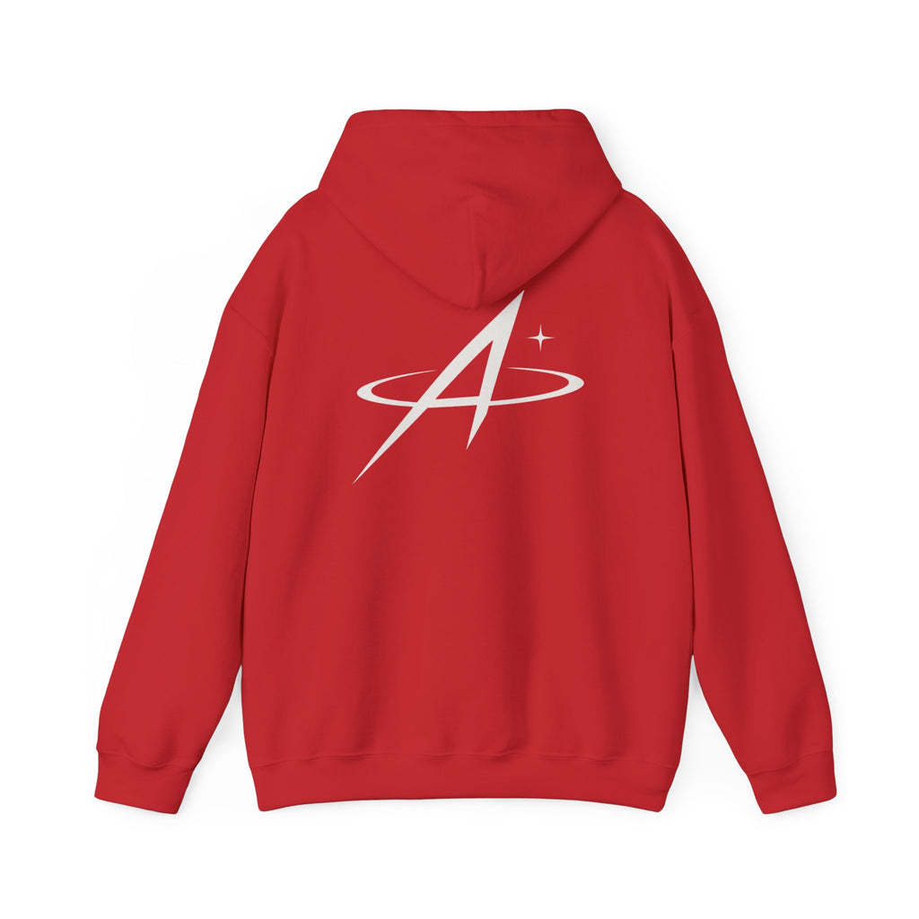 Minimal Orbit Hoodie — Subtle A Graphic Back Logo Pullover