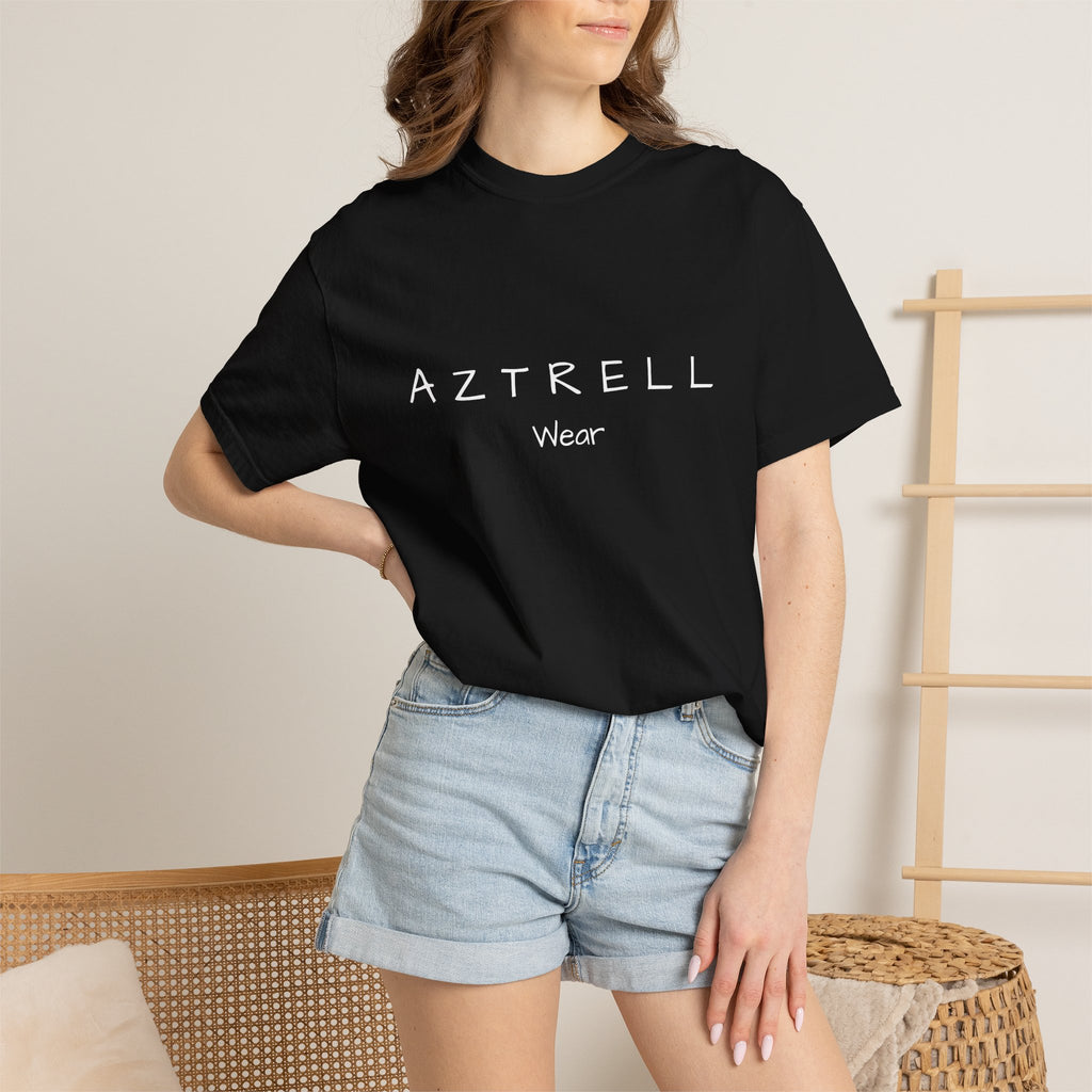 Aztrell Logo T-Shirt — Minimalist Brand Tee with Back Emblem
