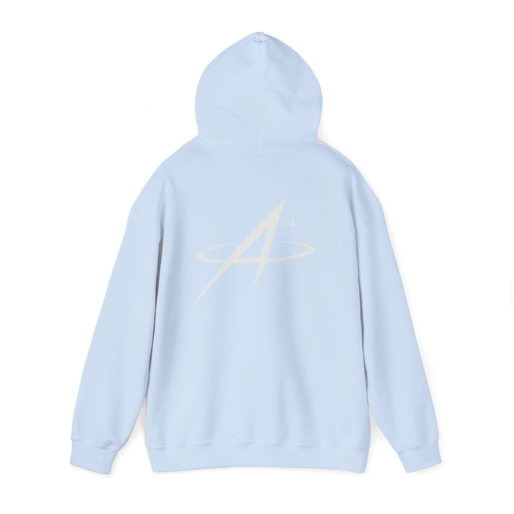 Minimal Orbit Hoodie — Subtle A Graphic Back Logo Pullover
