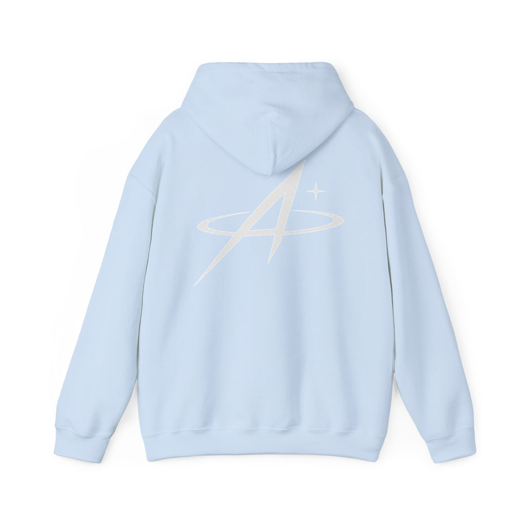 Minimal Orbit Hoodie — Subtle A Graphic Back Logo Pullover