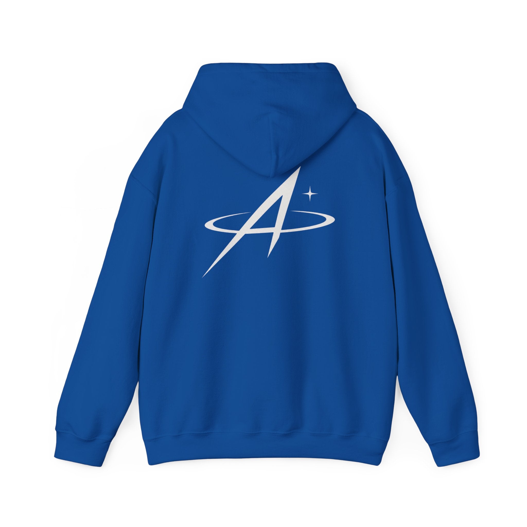Minimal Orbit Hoodie — Subtle A Graphic Back Logo Pullover