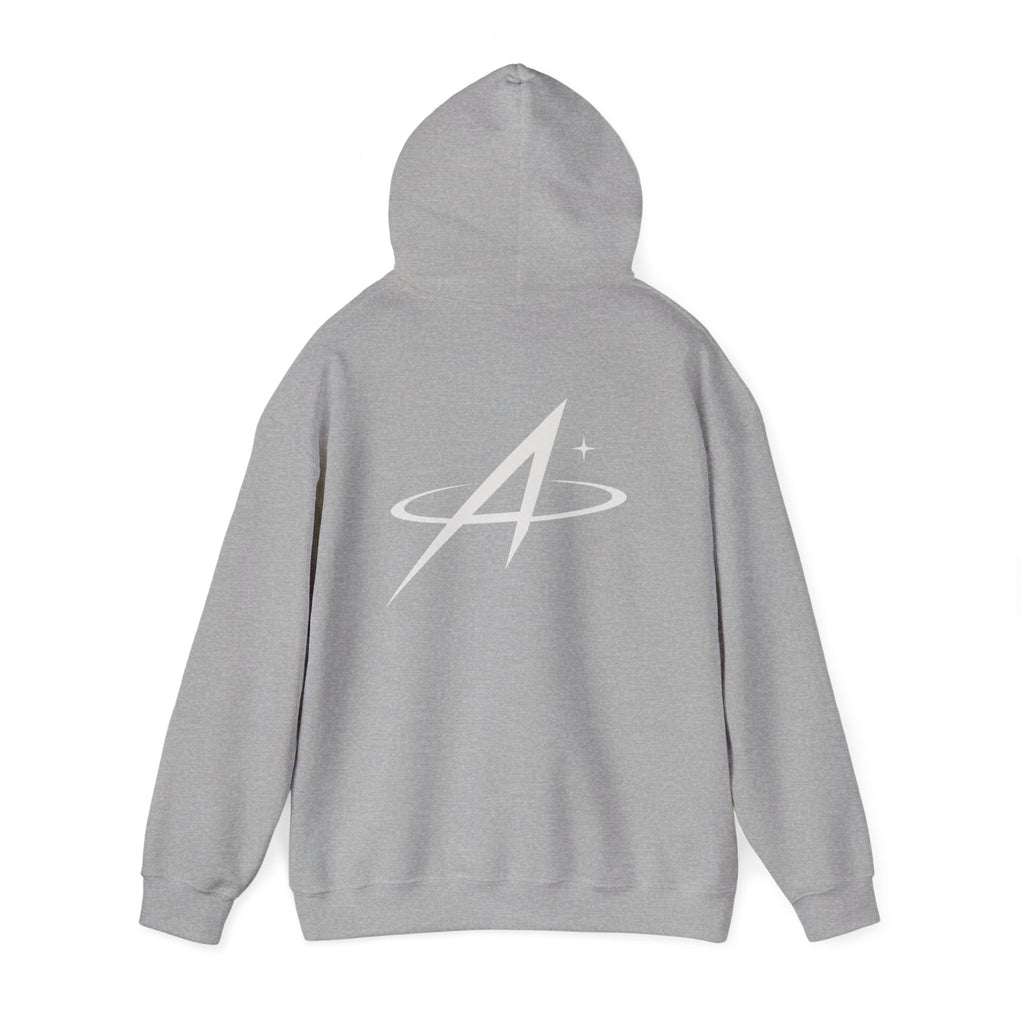 Minimal Orbit Hoodie — Subtle A Graphic Back Logo Pullover