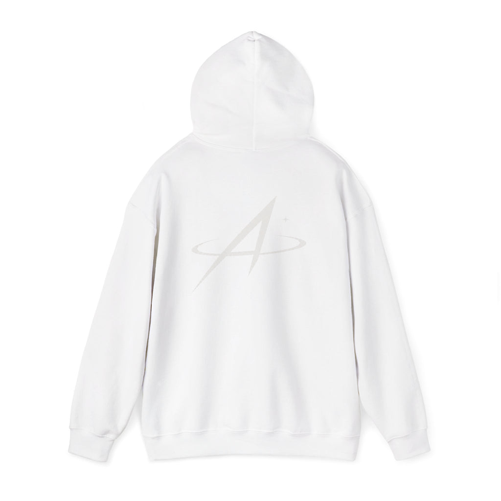 Minimal Orbit Hoodie — Subtle A Graphic Back Logo Pullover