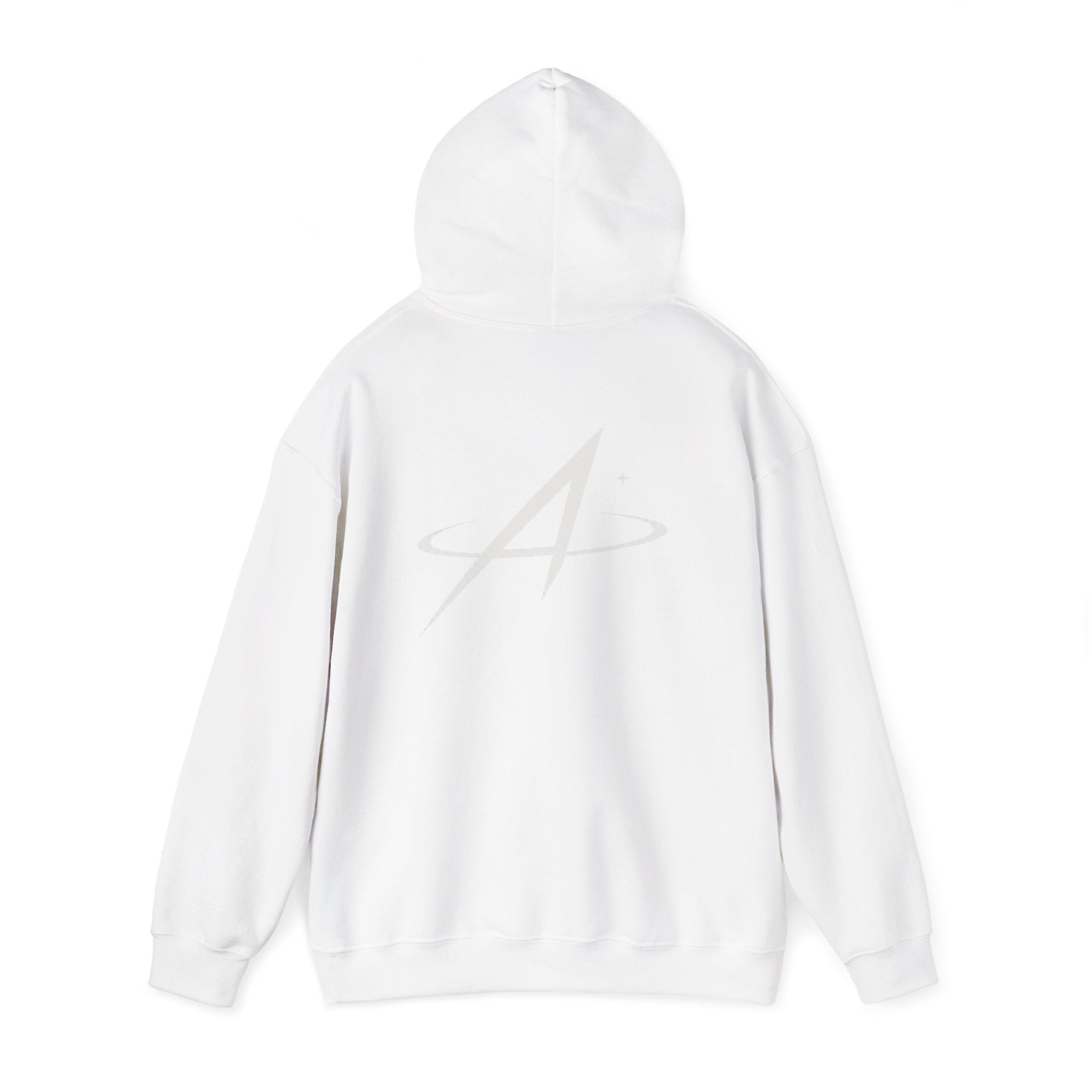 Minimal Orbit Hoodie — Subtle A Graphic Back Logo Pullover