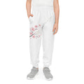 Cherry Blossom Youth Joggers — Pink Floral All-Over Print Sweatpants