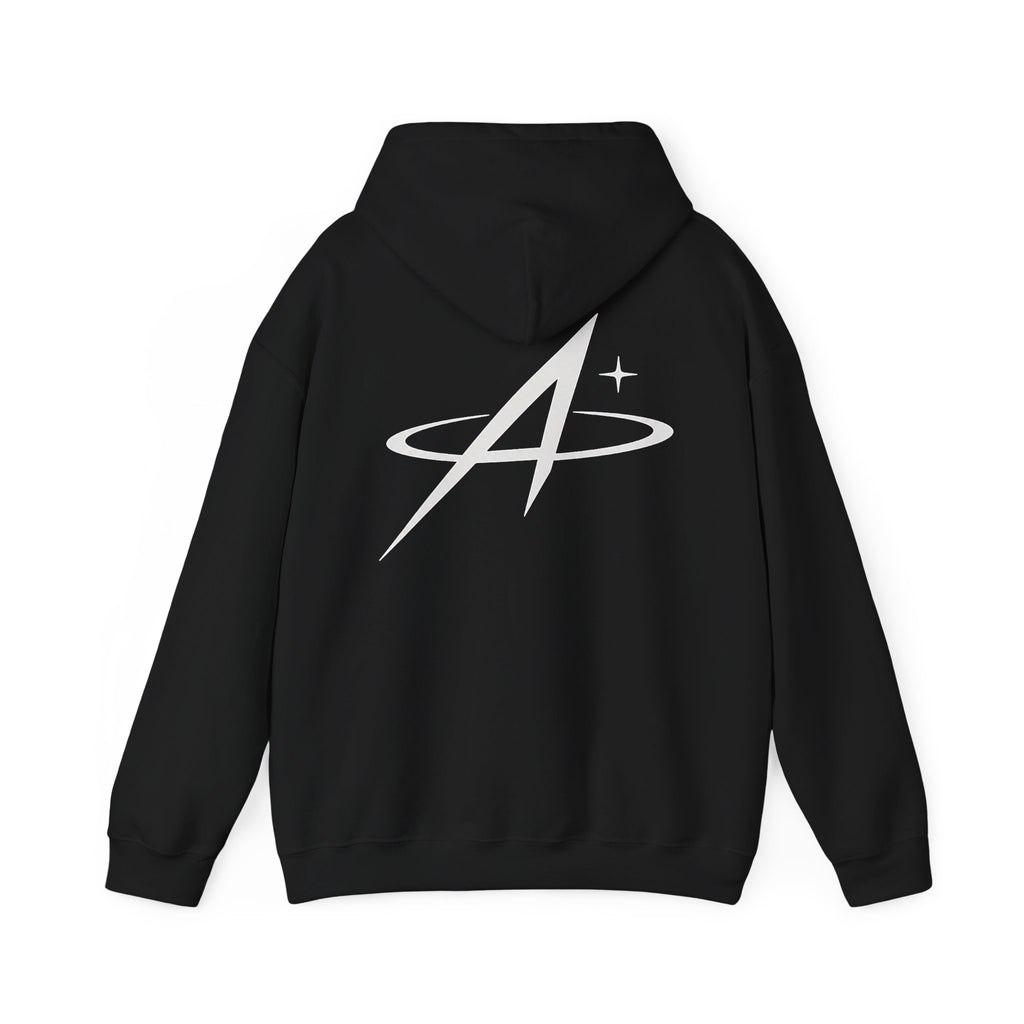 Minimal Orbit Hoodie — Subtle A Graphic Back Logo Pullover