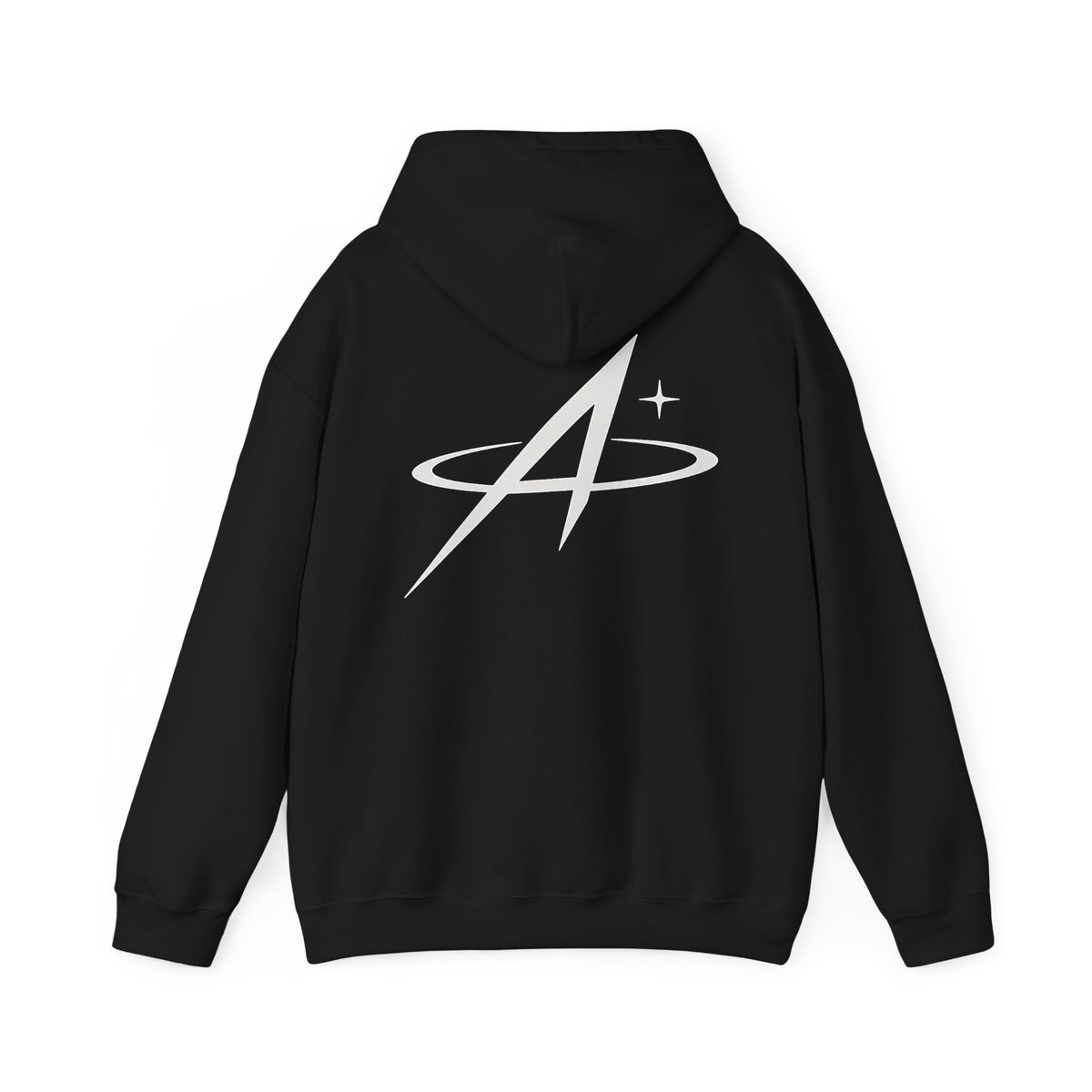 Minimal Orbit Hoodie — Subtle A Graphic Back Logo Pullover