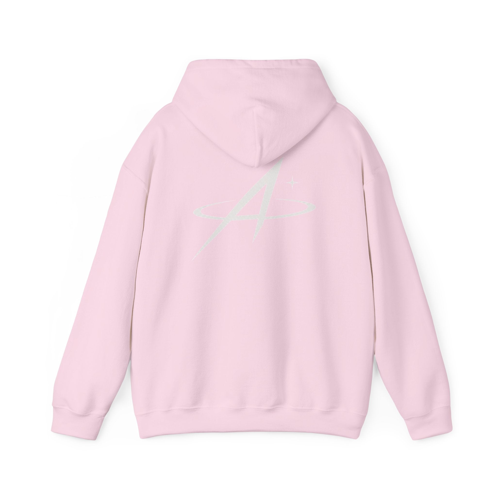 Minimal Orbit Hoodie — Subtle A Graphic Back Logo Pullover