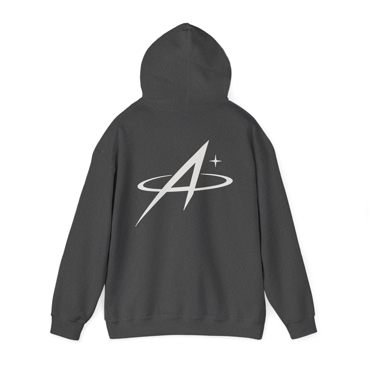 Minimal Orbit Hoodie — Subtle A Graphic Back Logo Pullover