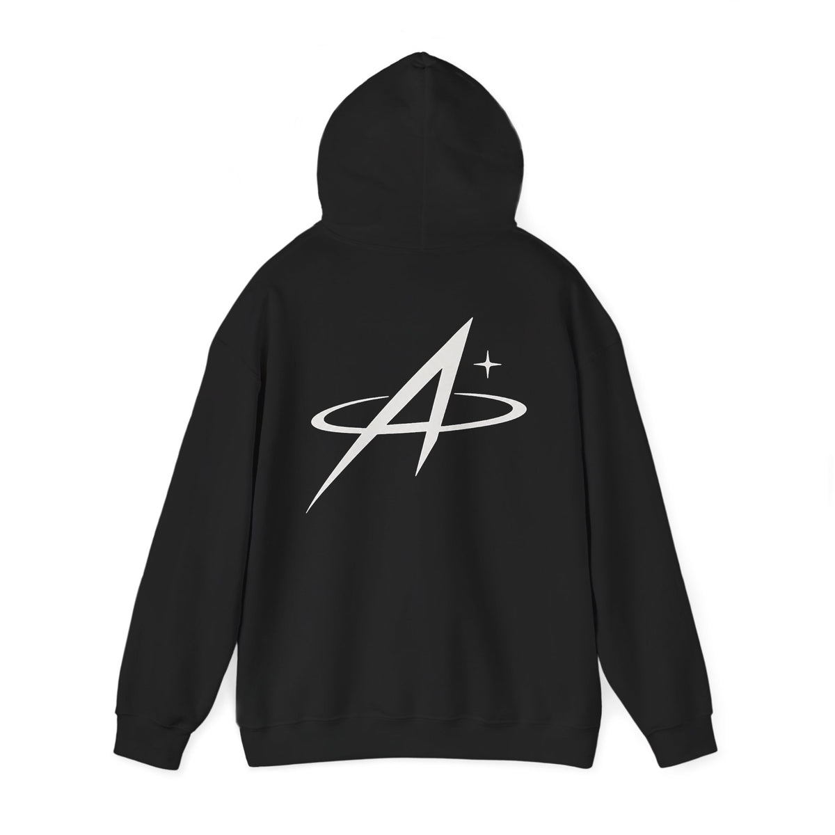Minimal Orbit Hoodie — Subtle A Graphic Back Logo Pullover