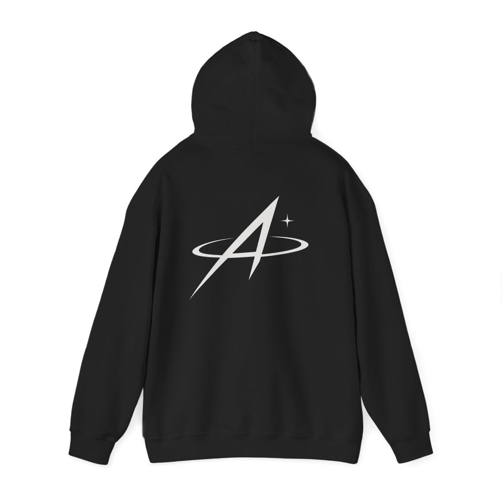 Minimal Orbit Hoodie — Subtle A Graphic Back Logo Pullover