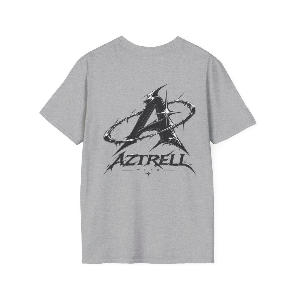 Minimalist 'Aztrell' Logo T-Shirt — Small Chest Emblem Casual Tee