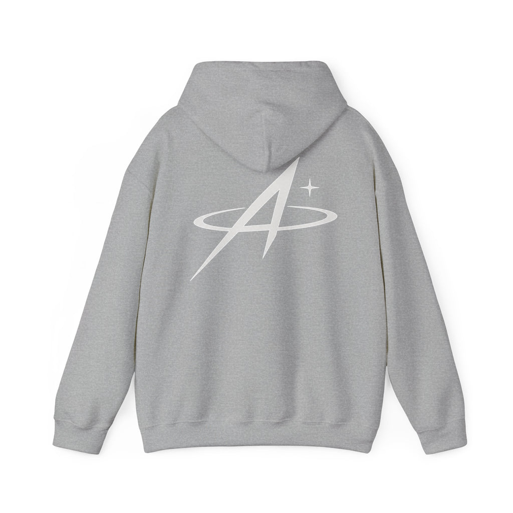 Minimal Orbit Hoodie — Subtle A Graphic Back Logo Pullover