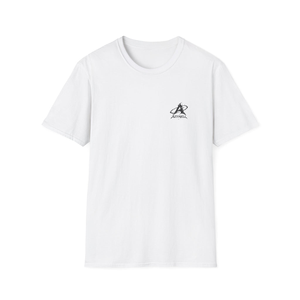 Minimalist 'Aztrell' Logo T-Shirt — Small Chest Emblem Casual Tee