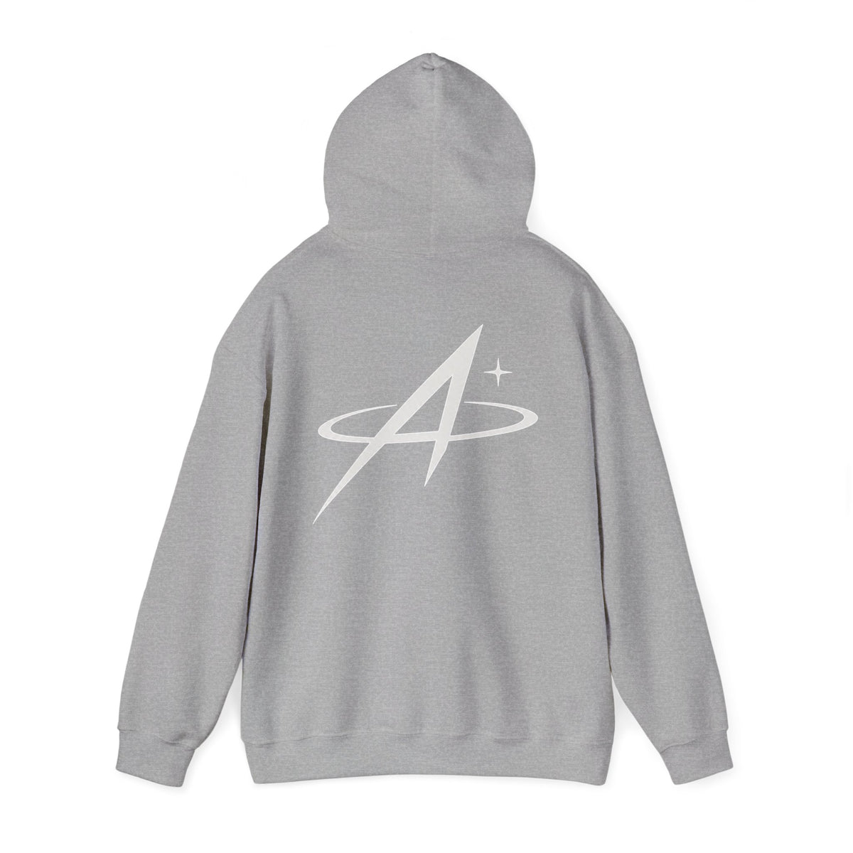 Minimal Orbit Hoodie — Subtle A Graphic Back Logo Pullover