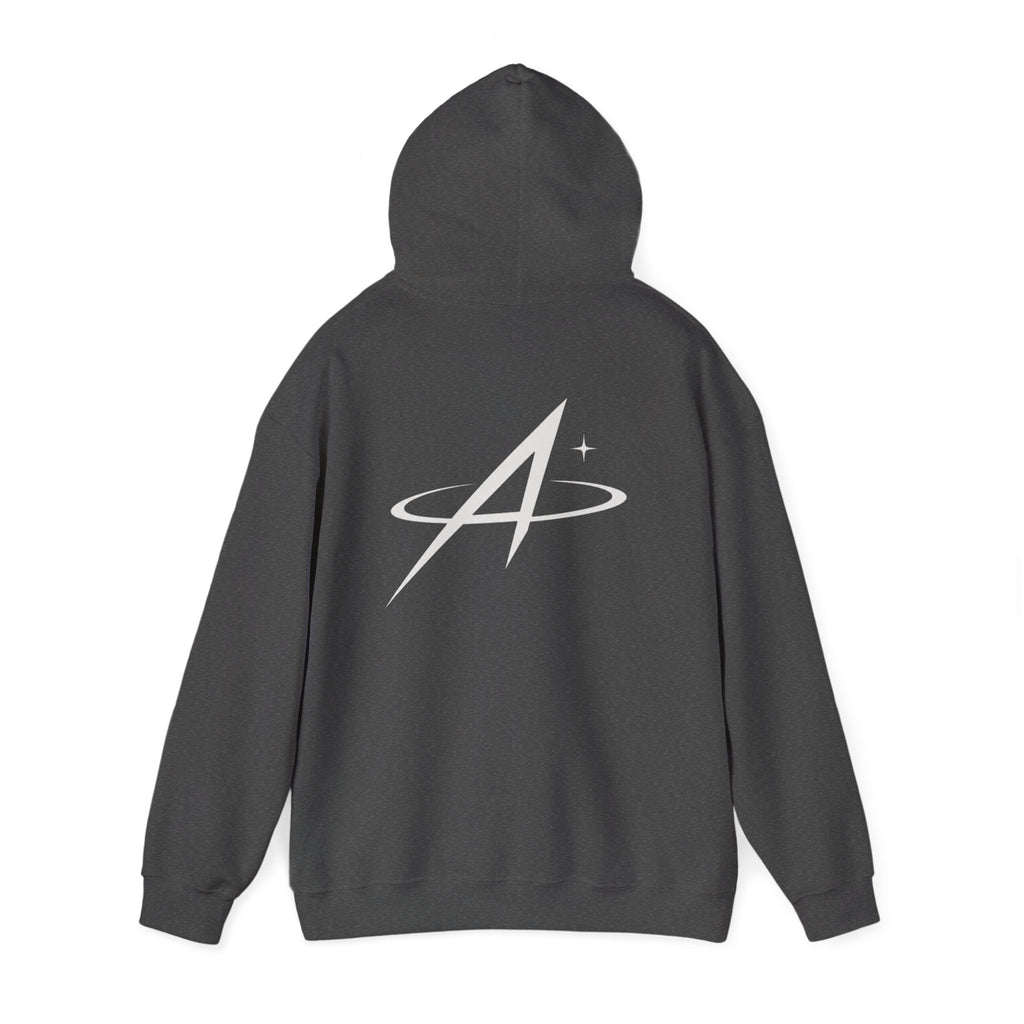 Minimal Orbit Hoodie — Subtle A Graphic Back Logo Pullover