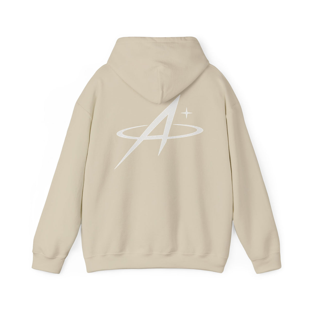 Minimal Orbit Hoodie — Subtle A Graphic Back Logo Pullover